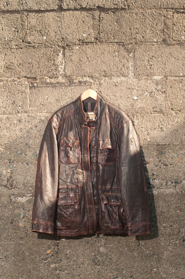 Chaqueta de cuero milestone