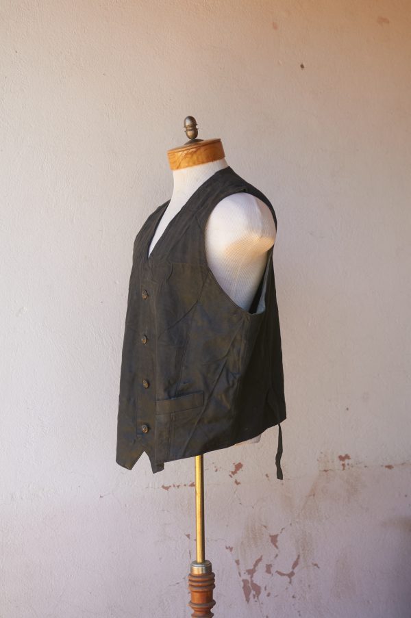 Chaqueta de cuero sin mangas talla L o XL mcduncan - Imagen 3