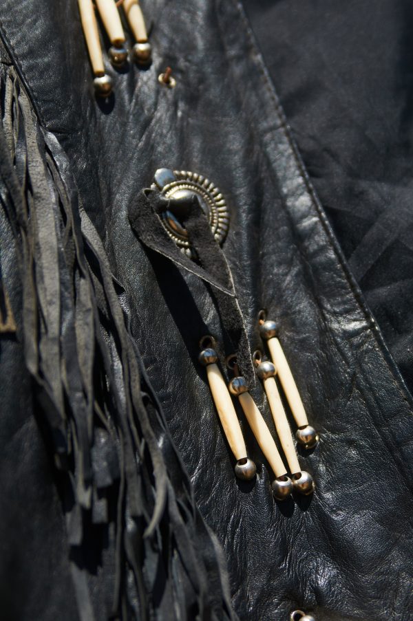 Chaqueta de cuero folk - Imagen 3