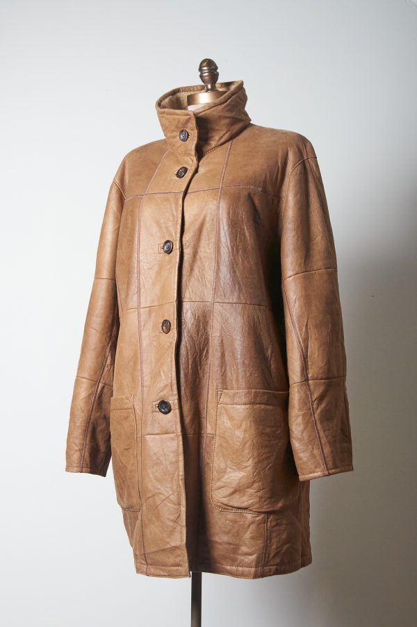 Shearling Werner Christ camel genuino