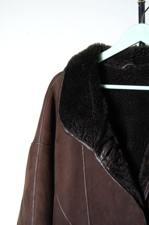 Shearling hecho en Finlandia talla L o XL mujer - Imagen 5