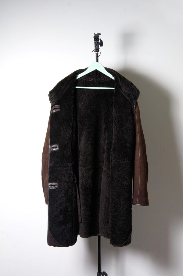 Shearling hecho en Finlandia talla L o XL mujer - Imagen 7