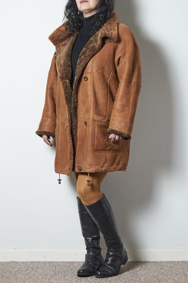 Shearling genuino CHRIST talla M - Imagen 6