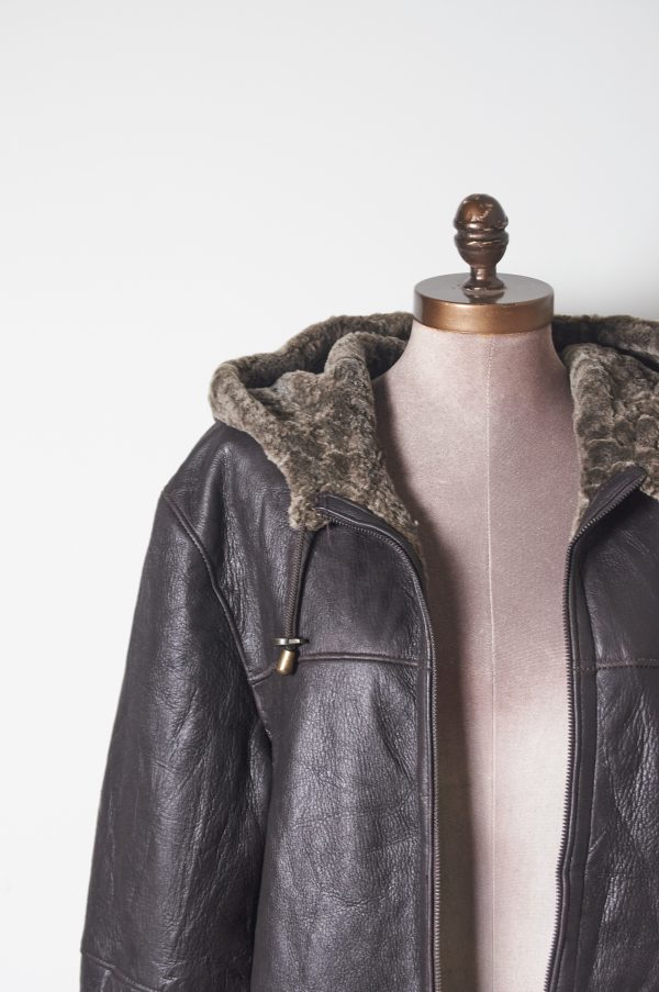 Shearling cuero de cordero Talla M/L(M) - Imagen 4