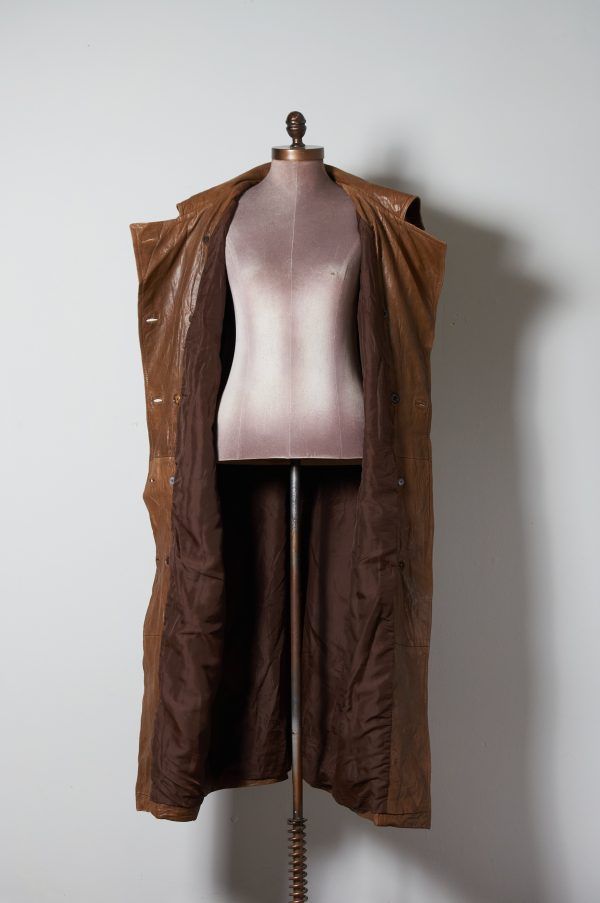 Abrigo de cuero genuino talla L(M) M(H) - Imagen 6