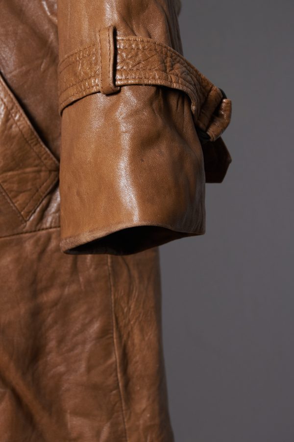 Abrigo de cuero genuino talla L(M) M(H) - Imagen 7
