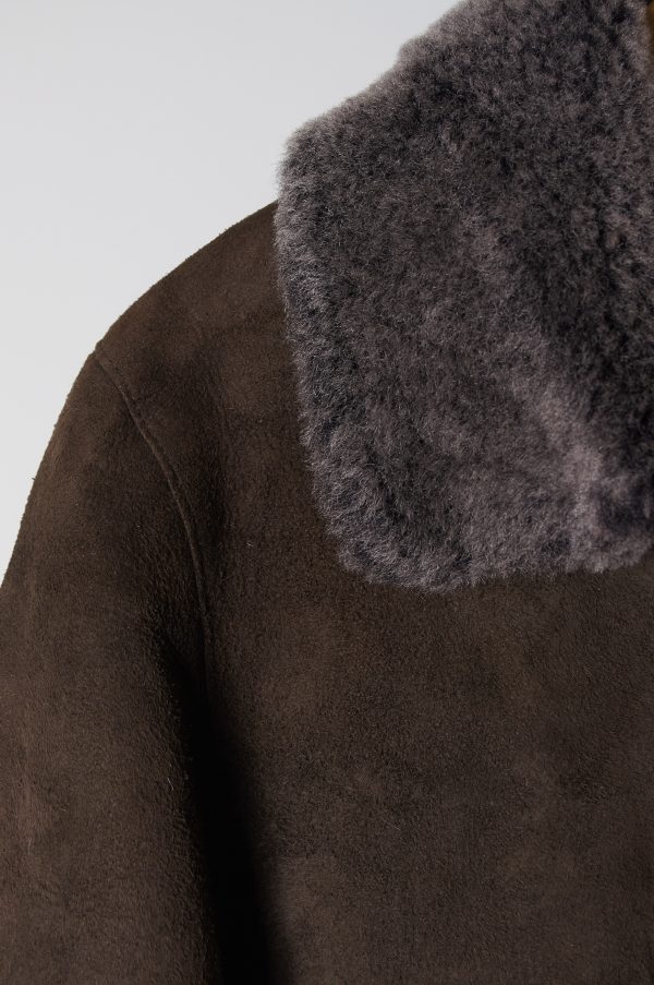 Shearling genuino de cuero y lana Franco Callegari - Imagen 2