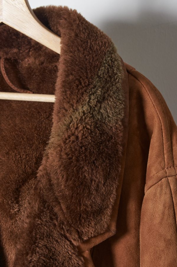 Sheepskin italiano cobrizo Aders Talla L (H) - Imagen 5