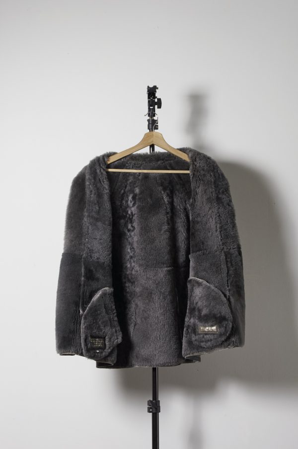 Sheepskin Italiano Gris Bottega della Pelle Talla S/M(M) - Imagen 7