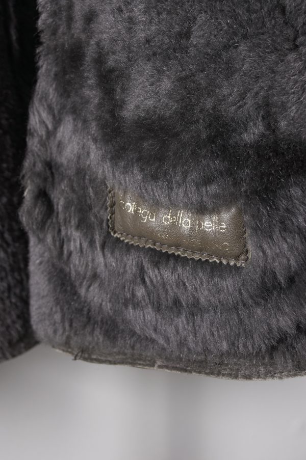 Sheepskin Italiano Gris Bottega della Pelle Talla S/M(M) - Imagen 6
