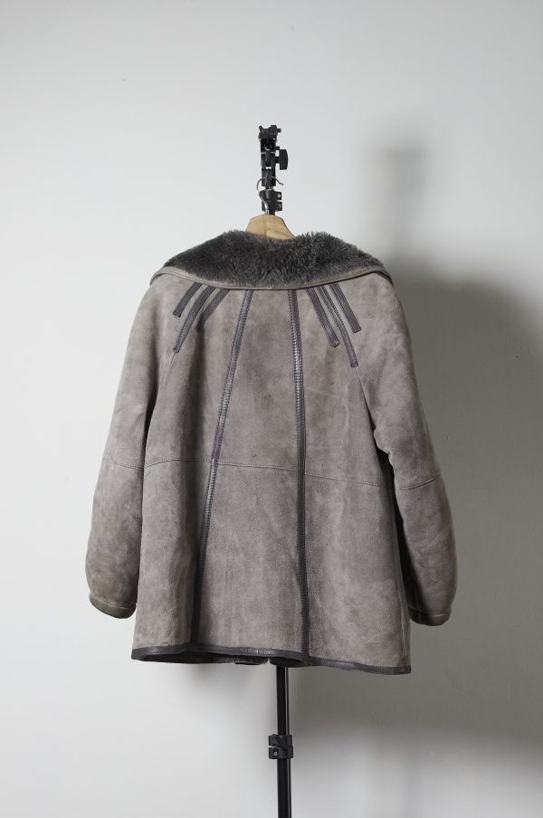Sheepskin Italiano Gris Bottega della Pelle Talla S/M(M) - Imagen 5