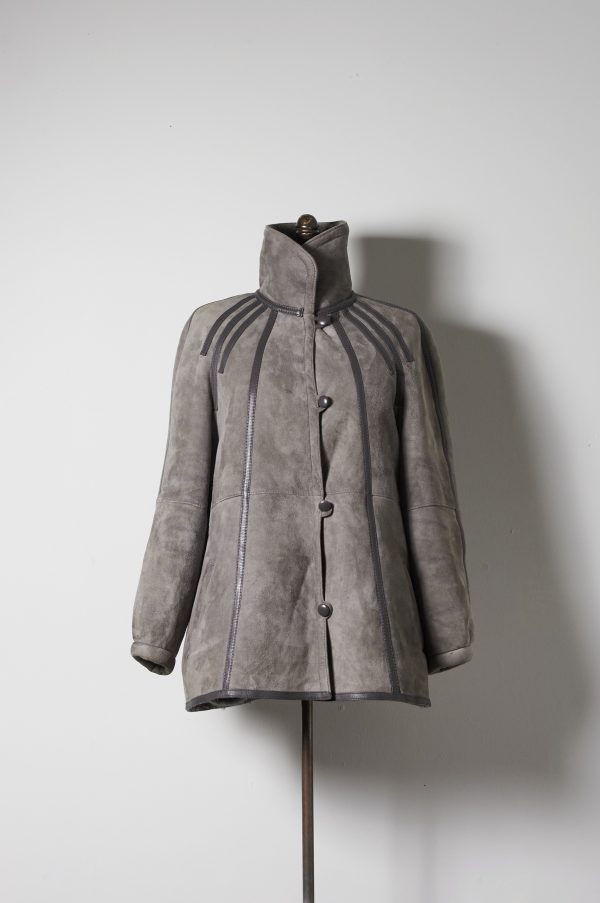 Sheepskin Italiano Gris Bottega della Pelle Talla S/M(M) - Imagen 3