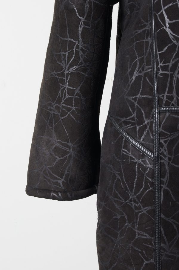 Shearling diseño crackelado talla S (M) - Imagen 4