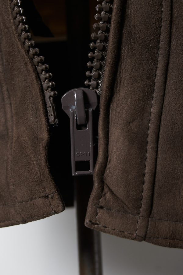 Sheepskin genuino de cuero y lana de oveja gamulan talla S/M mujer - Imagen 4