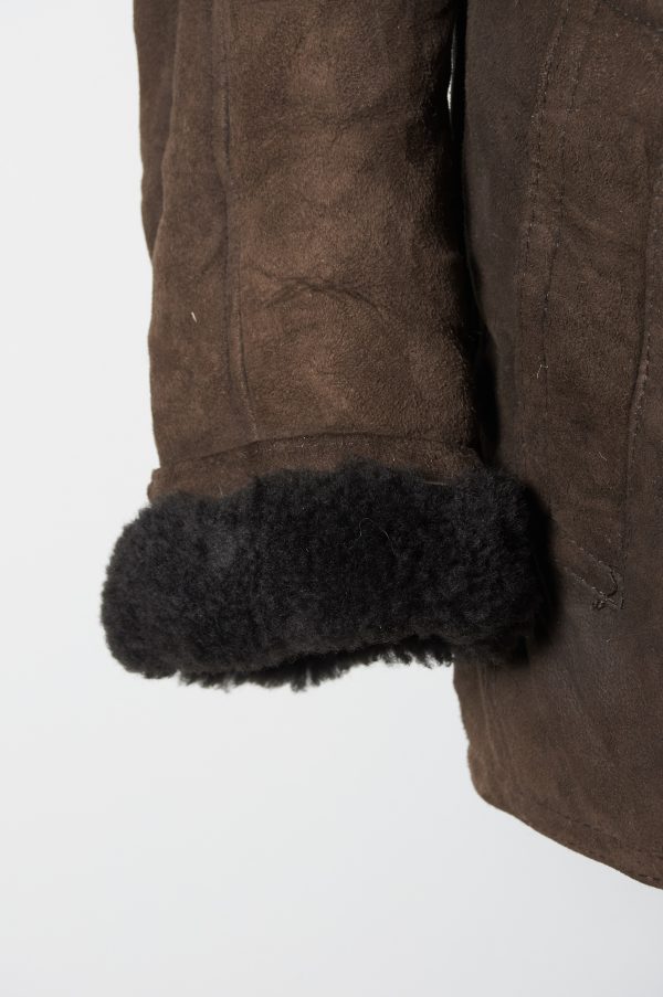 Sheepskin genuino de cuero y lana de oveja gamulan talla S/M mujer - Imagen 7