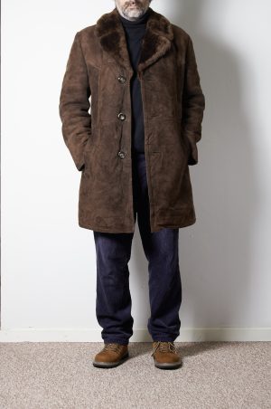 Sheepskin solapa años 70 Talla M/L(H)
