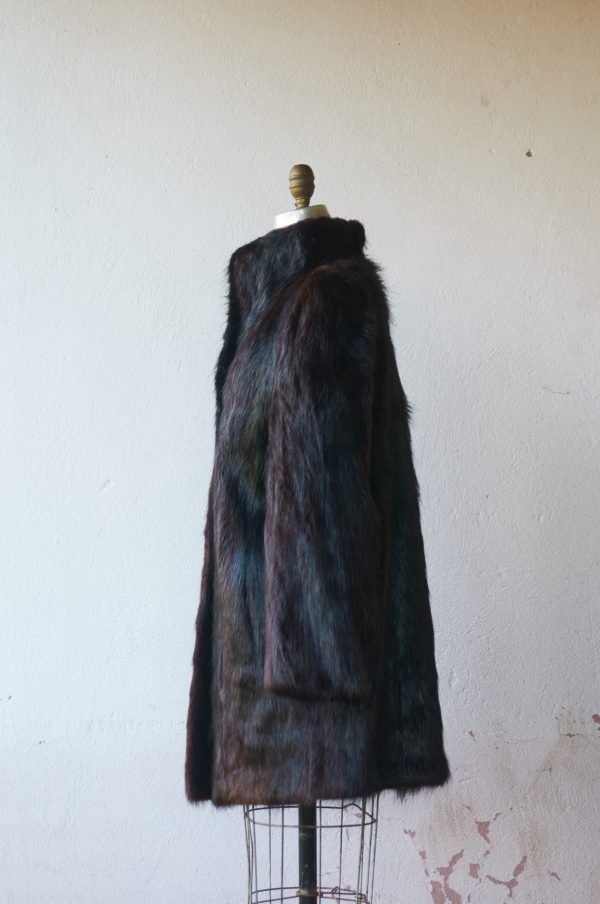 Abrigo de peletería talla M/L - Imagen 2